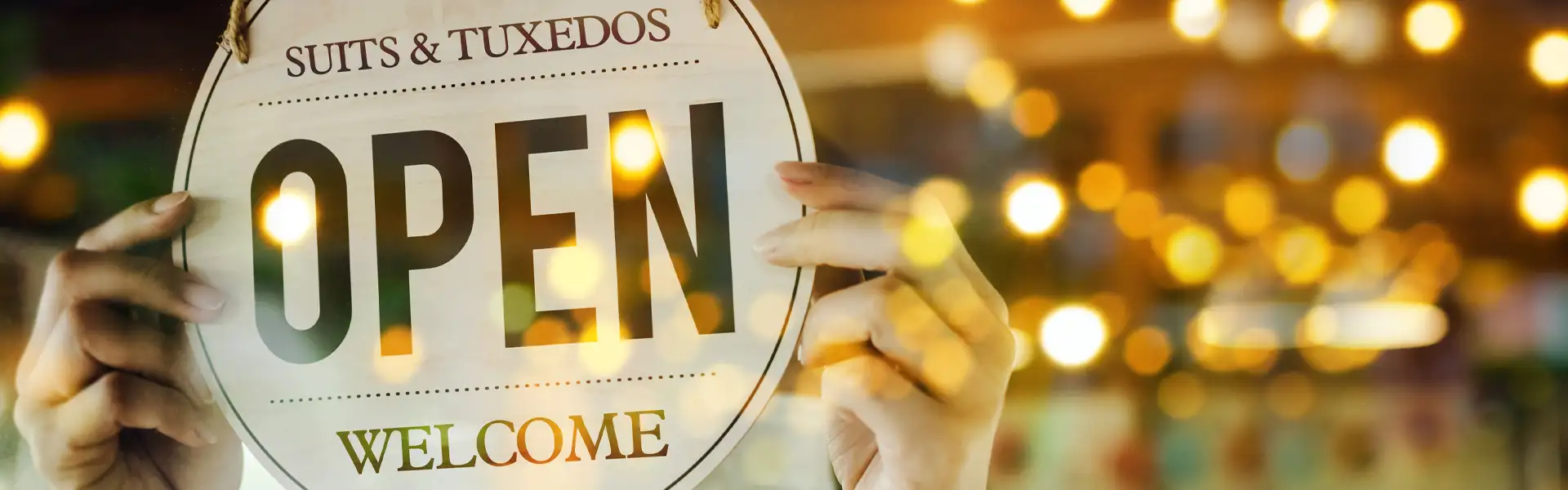 Store sign being flipped open after becoming a new JFW retailer